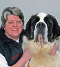 Gertie Artz mit Gwen vom Oberen Siegtal Gertie Artz mit Gwen vom Oberen Siegtal