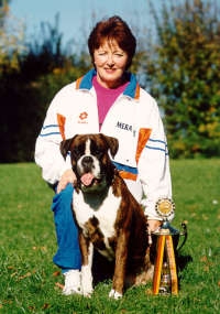 Ingrid Düngfelder mit Xaver von der Morrequelle Ingrid Düngfelder mit Xaver von der Morrequelle