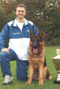 Matthias Füller mit Tyler vom Kirschental Matthias Füller mit Tyler vom Kirschental