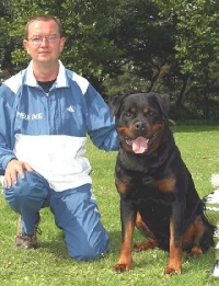 Heiko Günther mit Mambo von der Crossener Ranch Heiko Günther mit Mambo von der Crossener Ranch