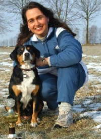 Heike Herzmann mit Baika von der Auenrüti Heike Herzmann mit Baika von der Auenrüti