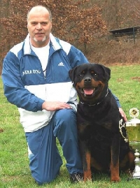 Edwin Kestler mit Quantas vom Jägersburger Forst Edwin Kestler mit Quantas vom Jägersburger Forst