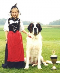 Sara König mit Pemba-Raya vom Gnöd Sara König mit Pemba-Raya vom Gnöd