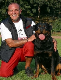 Milomir Marcic mit Xaver vom Haus Rumpel Milomir Marcic mit Xaver vom Haus Rumpel