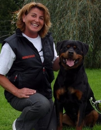 Inge Neubrand mit Sidney vom Hause Neubrand Inge Neubrand mit Sidney vom Hause Neubrand