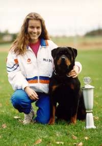 Sabine Reinhardt mit Olga von der Teufelsbrücke Sabine Reinhardt mit Olga von der Teufelsbrücke