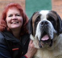 Annegret Splinter mit Grande von Geutenreuth Annegret Splinter mit Grande von Geutenreuth