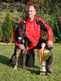 Thomas Lapp mit Falko vom Wolfsblick Thomas Lapp mit Falko vom Wolfsblick