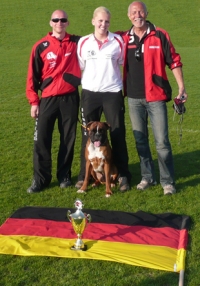 Mareike Hollmann mit Bendix vom Senffeld Mareike Hollmann mit Bendix vom Senffeld