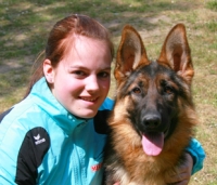 Michelle van de Kruisweg mit Haley von Haus Pfalzerheide Michelle van de Kruisweg mit Haley von Haus Pfalzerheide